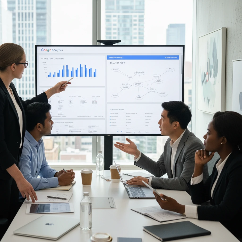 Báo cáo hành vi người dùng Google Analytics