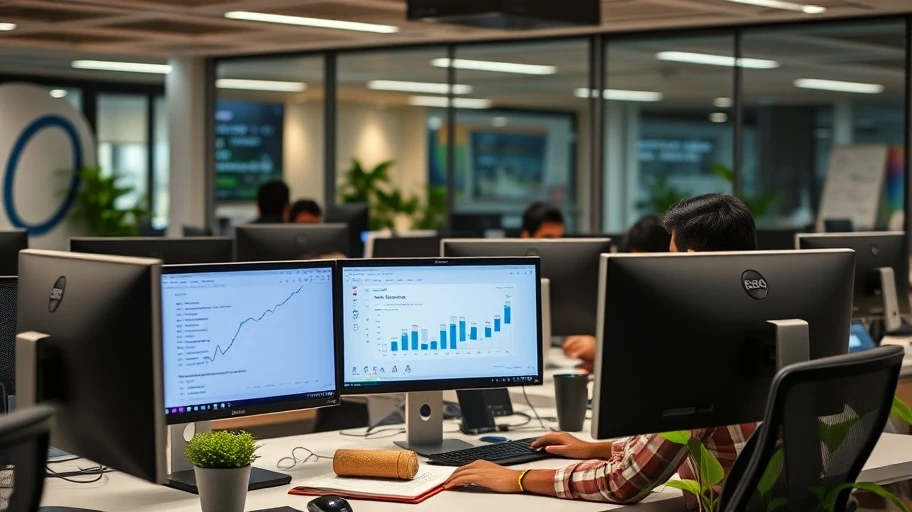 Các nhà chuyên môn SEO Ấn Độ tại văn phòng.