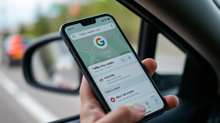 Chế độ Driving Mode của Google Traffic