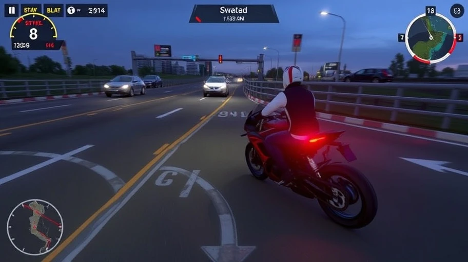 Chiến lược tối đa điểm số Traffic Rider