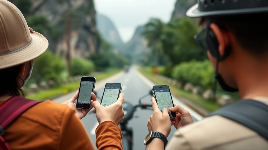 Crowdsourced traffic data on Google Maps