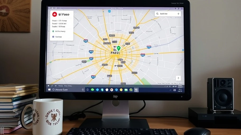 Điều kiện giao thông thời gian thực với Google Maps tại El Paso TX