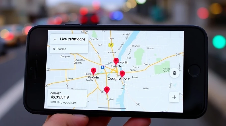 Dữ liệu giao thông thời gian thực Jacksonville trên Google Maps