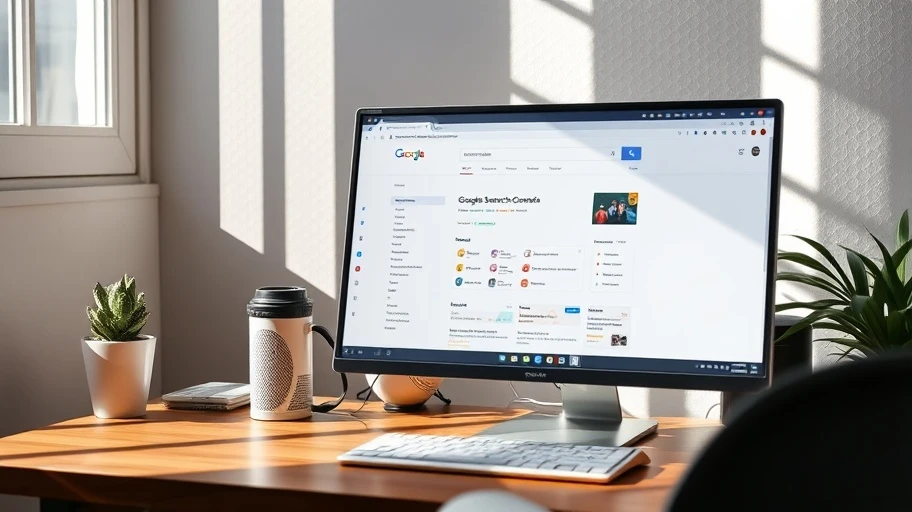 Giao diện Google Search Console phân tích traffic website