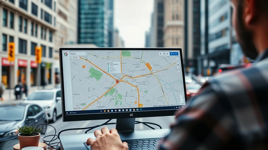 Giao diện Google Traffic Map Zagreb