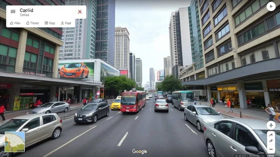 Giao thông Kuala Lumpur trên Google Maps.
