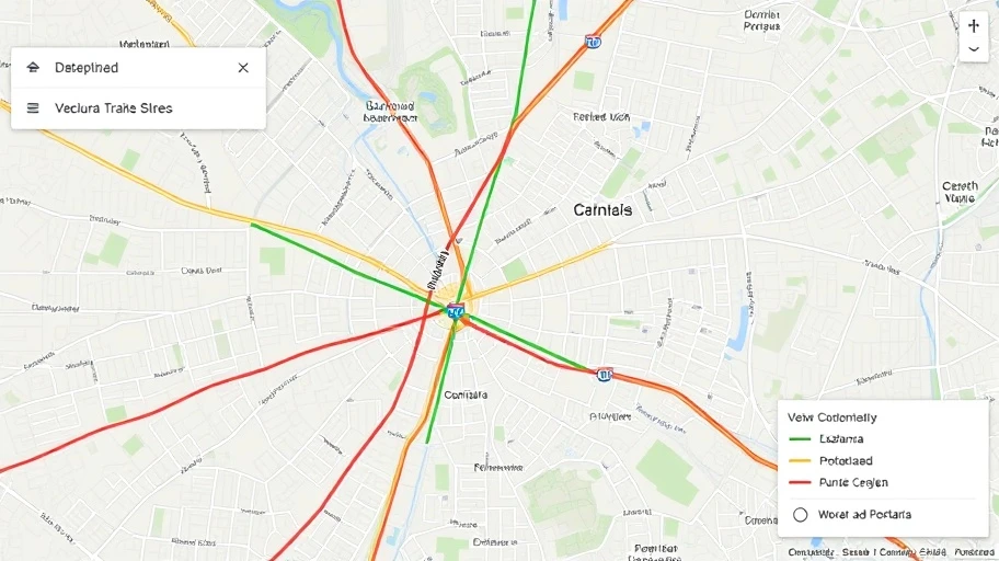 Google Maps traffic Podstrana.