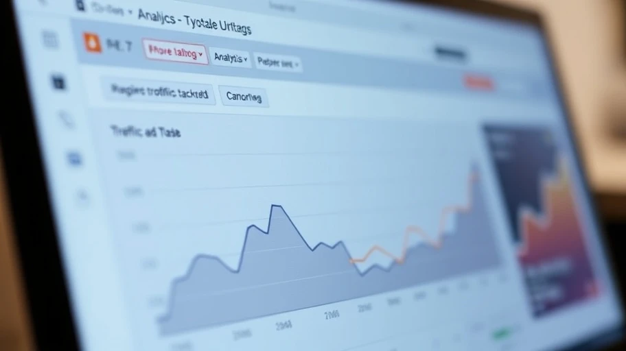 Hình ảnh bảng phân tích số liệu traffic Google