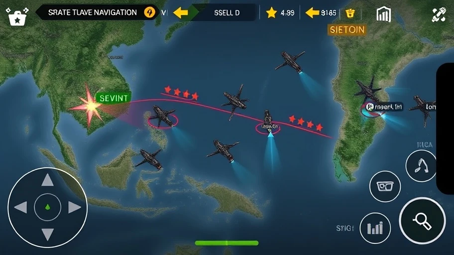 Hình ảnh chiến lược điều hướng giao thông trong game Traffic Jam 3D.