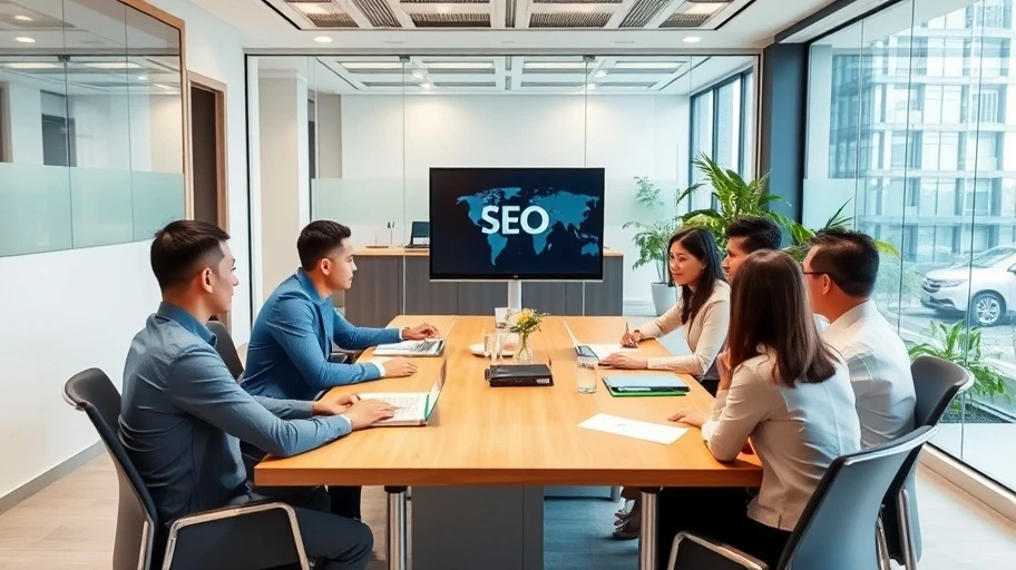 Hình ảnh cuộc họp đánh giá mục tiêu SEO tại Việt Nam