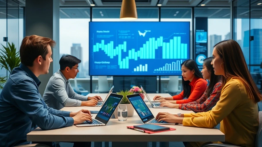 Hình ảnh cuộc họp triển khai chiến lược SEO marketing