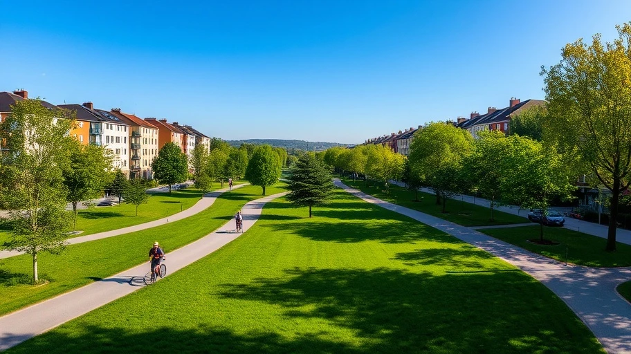 Hình ảnh giao thông bền vững tại Exeter