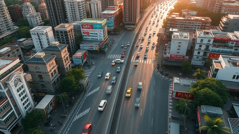 Hình ảnh giao thông thành phố tại Việt Nam