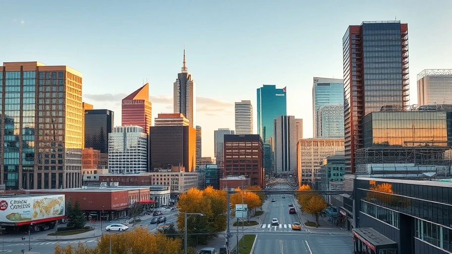 Hình ảnh khu doanh nghiệp Calgary phản ánh vai trò của SEO địa phương.