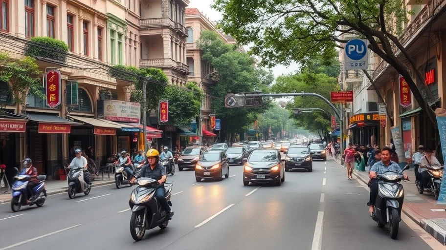 Hình ảnh lịch sử giao thông Hà Nội