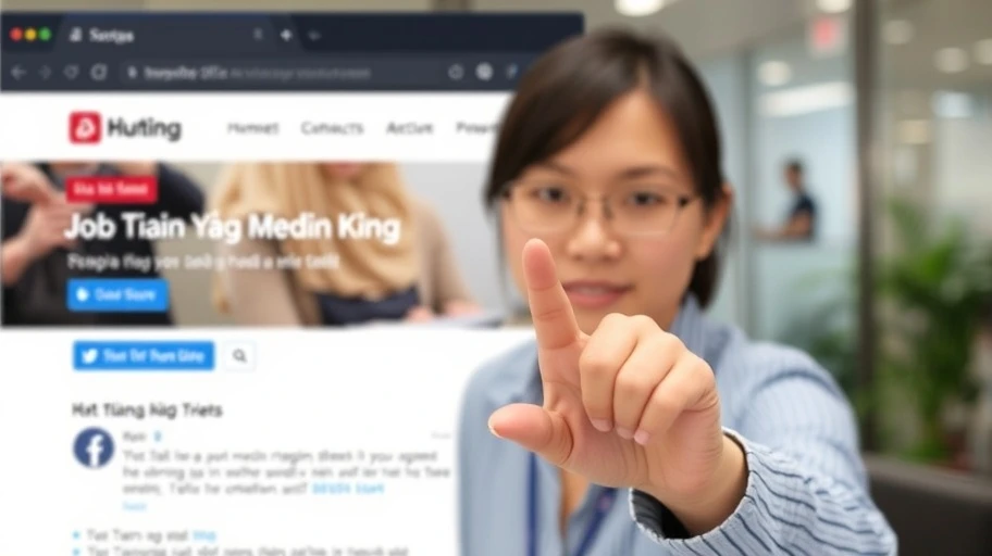 Hình ảnh sử dụng media và chia sẻ nội dung SEO tuyển dụng.