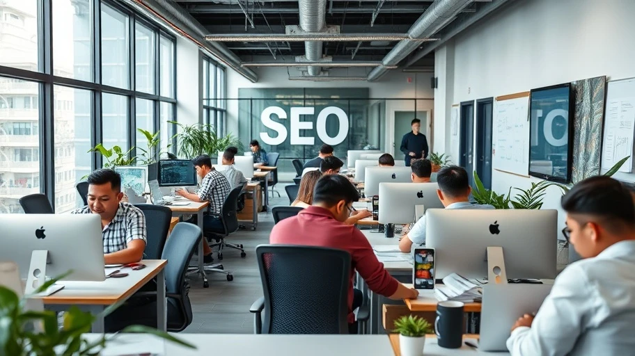 Hình ảnh về SEO-Simple-Pack trong một văn phòng làm việc