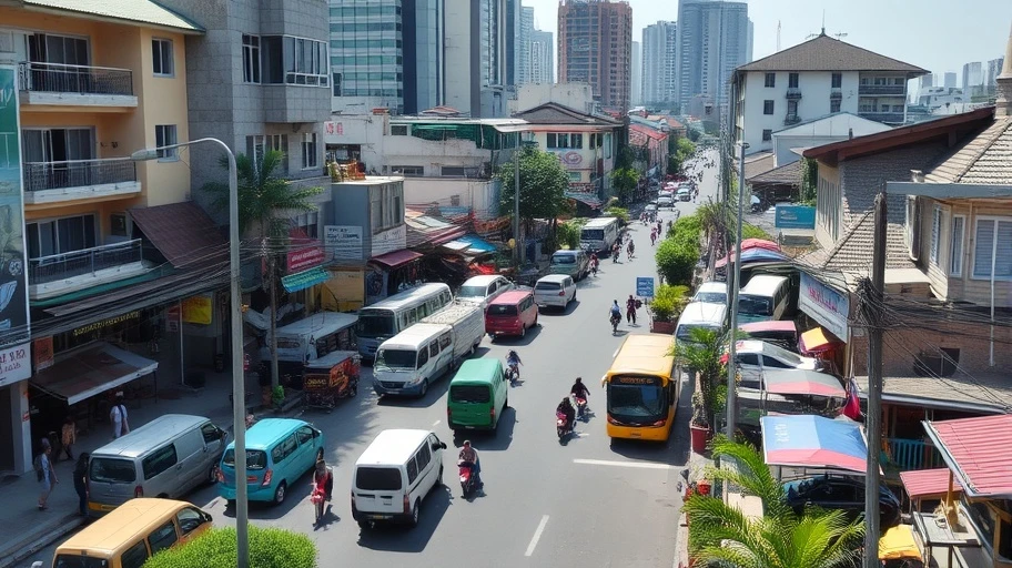 Hình minh họa quy hoạch đô thị ở Việt Nam.