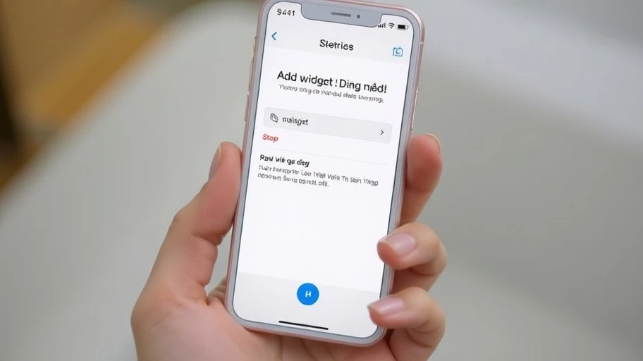 Hướng dẫn cài đặt Google Traffic Widget trên iPhone.