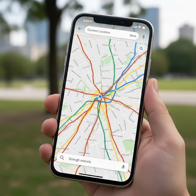 Lớp traffic Google Maps và điều chỉnh lộ trình