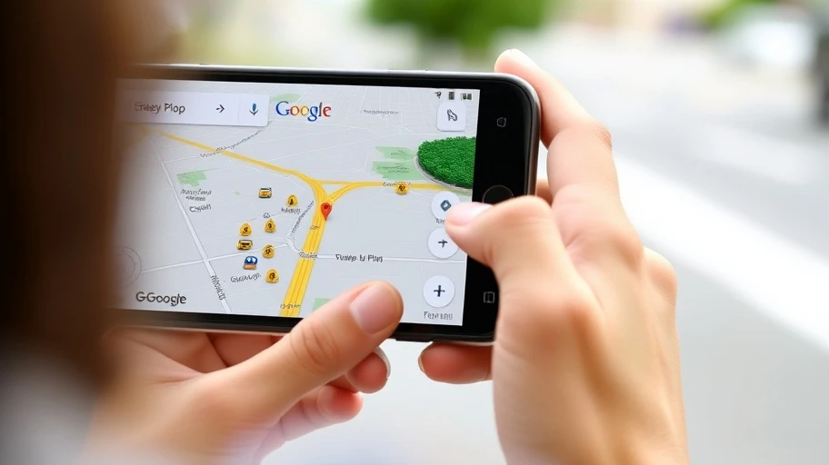 Người dùng tại Việt Nam kiểm tra điều kiện giao thông màu vàng trên Google Maps