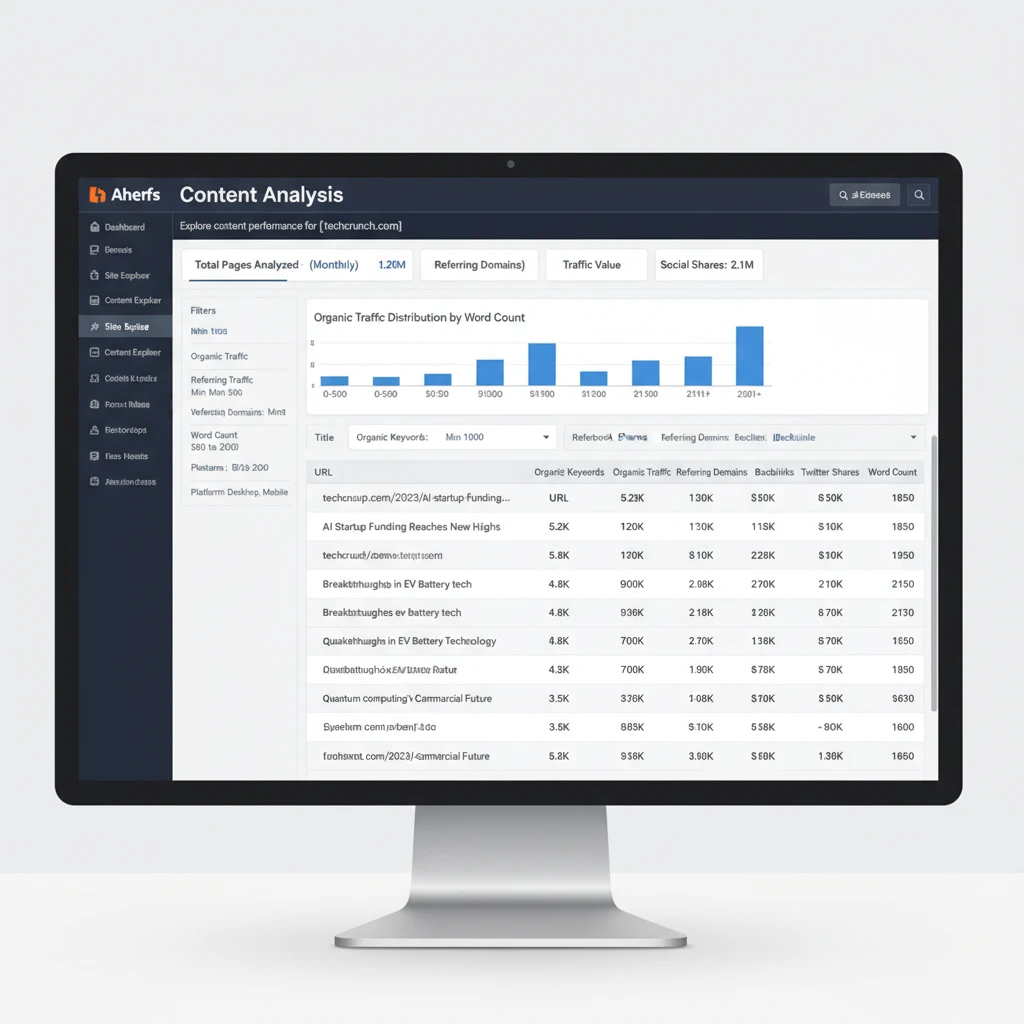 Phân tích nội dung trong ahref