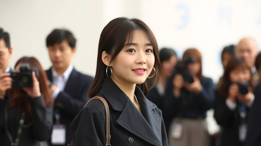 Seo Ye-ji tại một sự kiện với nền trung tính.