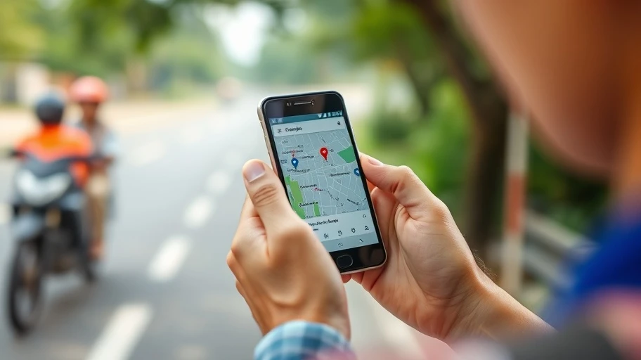 su dung google maps thoi gian thuc