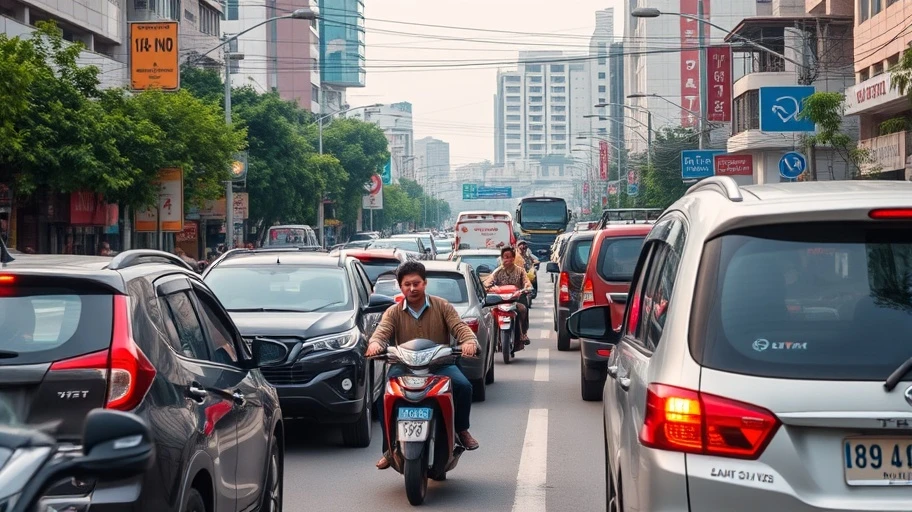 Thách thức traffic2 đô thị