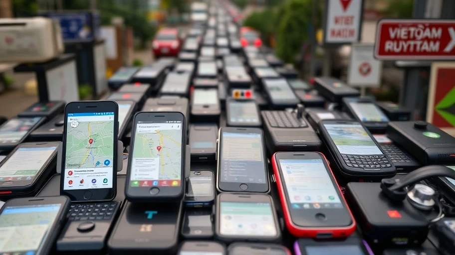 Thiết bị di động tại Việt Nam cung cấp dữ liệu cho hệ thống giao thông Google Maps