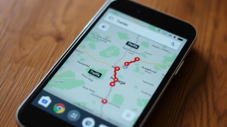Thông báo từ Google Traffic tại Wales