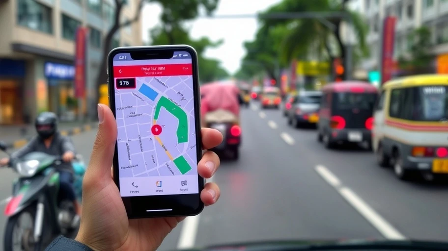 Thông tin giao thông thời gian thực trên iPhone.
