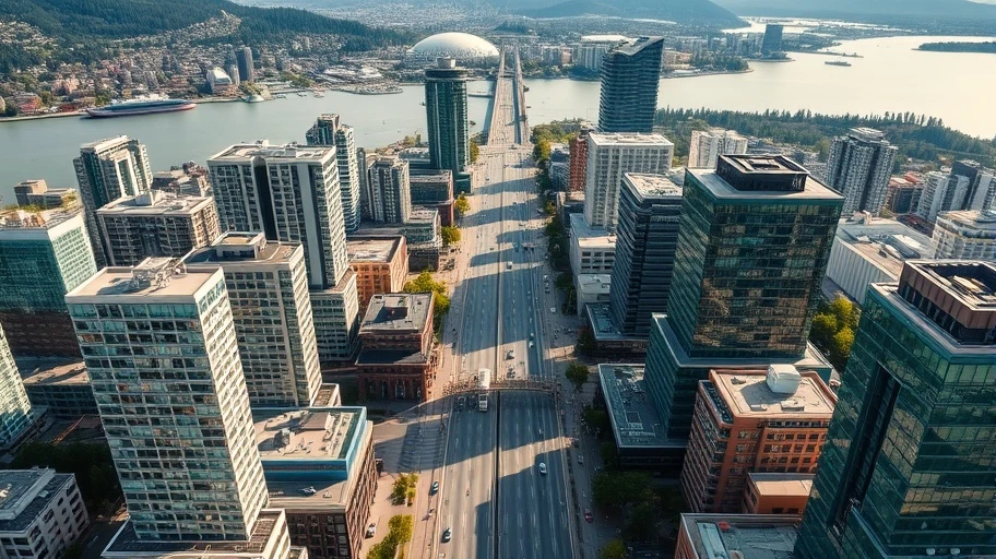 Tình hình giao thông Vancouver qua Google Traffic