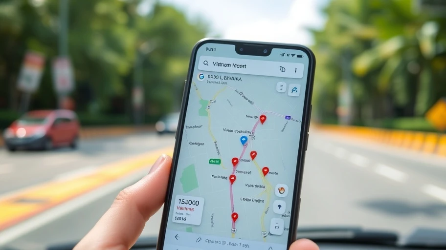 Tính năng Google Traffic trên smartphone.