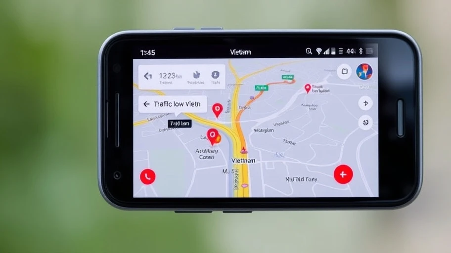 Tính năng thời gian thực của Google Maps.