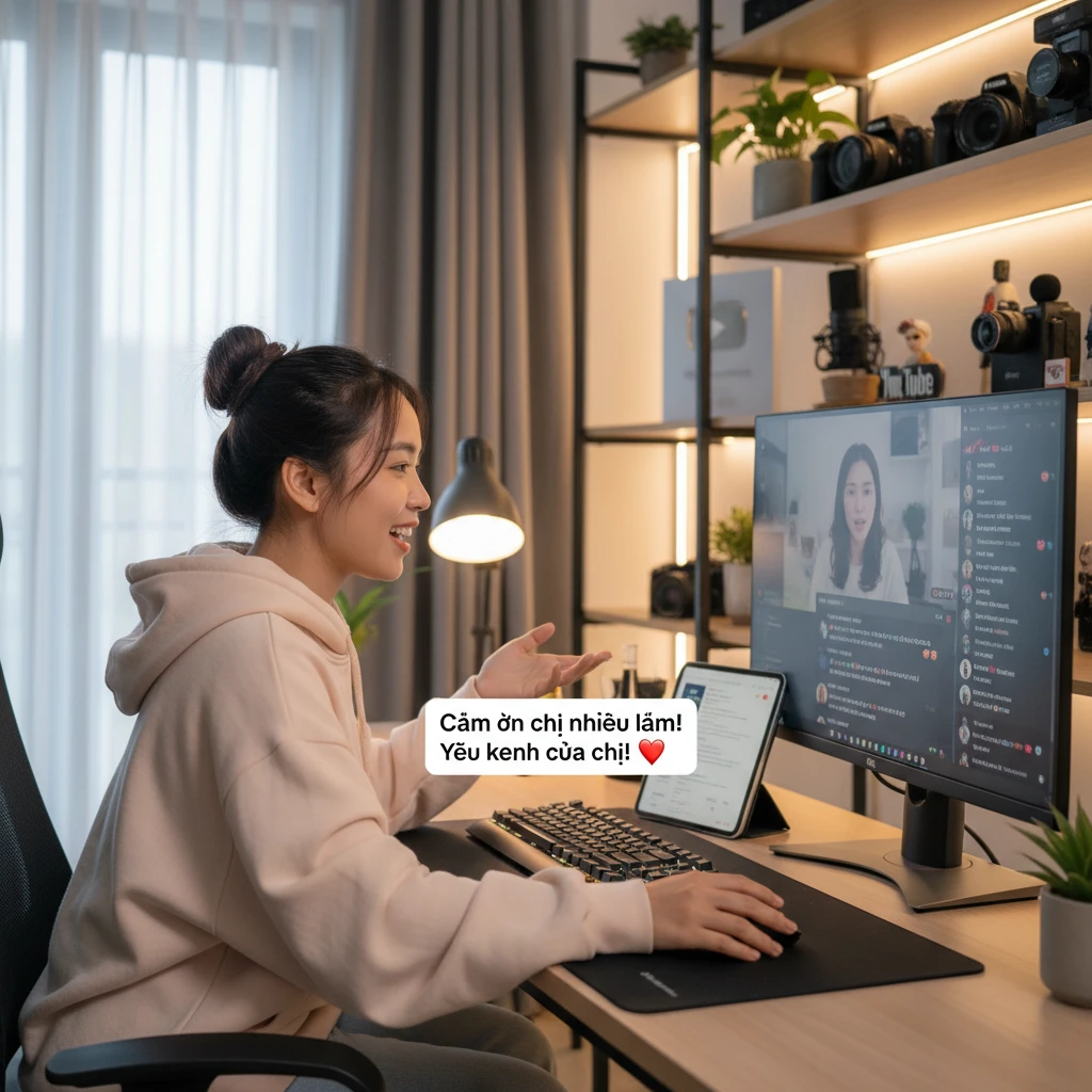 Tương tác và giữ chân khán giả là yếu tố quyết định trong SEO YouTube.