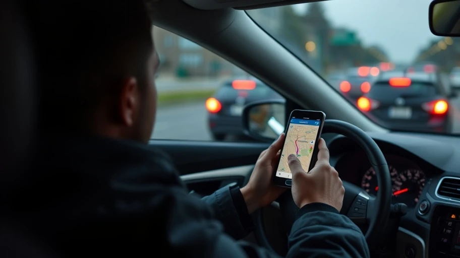 Ứng dụng điều hướng giúp lái xe trên I-495